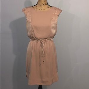 Vince Camuto Tan Polyester Dress size 6